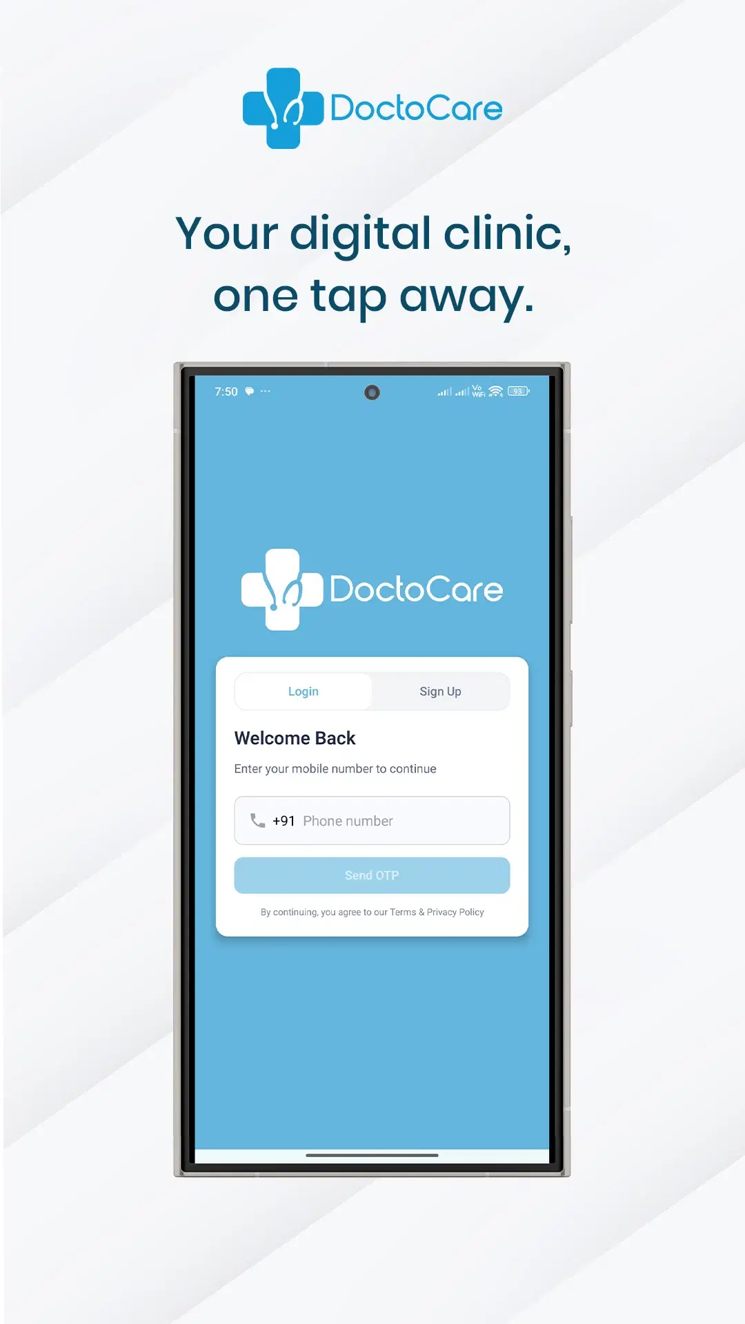 DoctoCare Interface 1