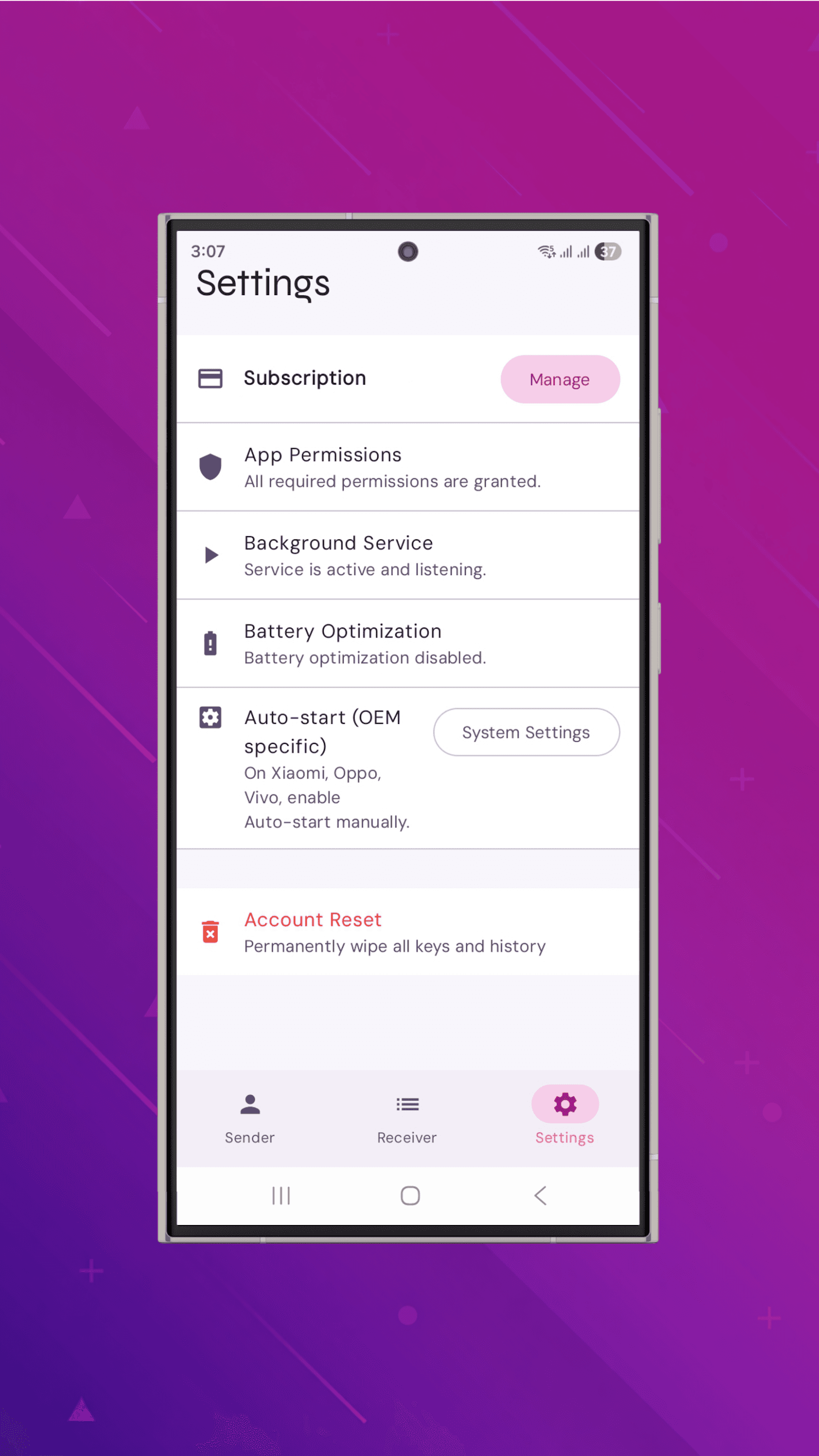 RouteSMS Interface 1